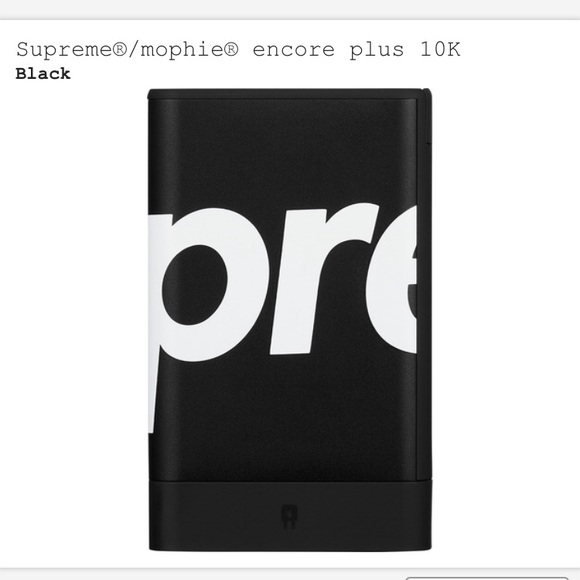 (SOLD) Supreme mophie encore plus 10k (SS18) - Picture 4 of 5
